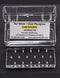 Plexiglass Bur Blocks with Boxes 100-Hole Latch